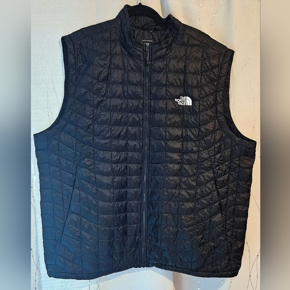 The North Face Black Quilted Packable Vest
